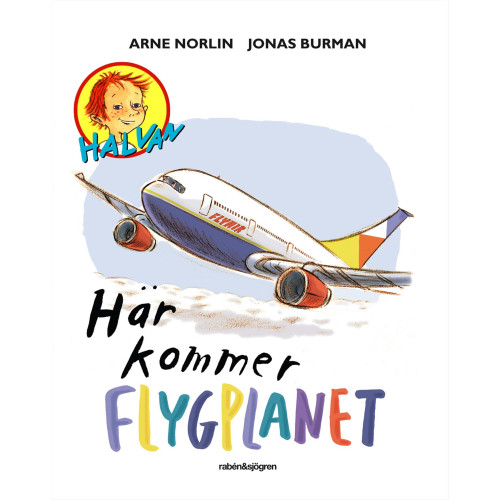 Arne Norlin Här kommer flygplanet (bok, kartonnage)