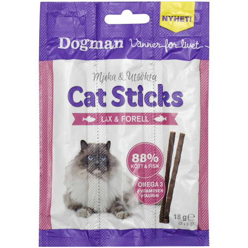 Produktbild för Cat Sticks Lax/Forell