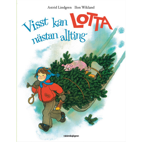 Astrid Lindgren Visst kan Lotta nästan allting (bok, kartonnage)