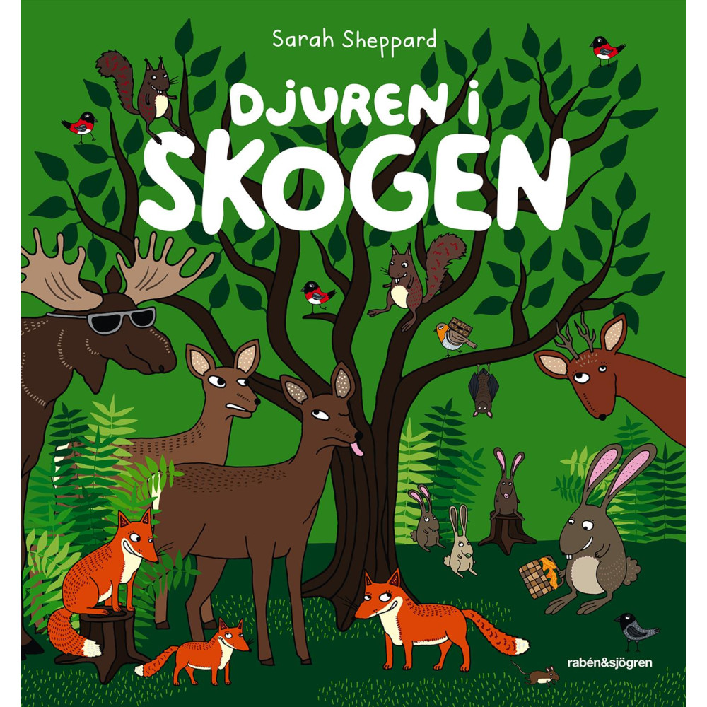 Produktbild för Djuren i skogen (bok, kartonnage)