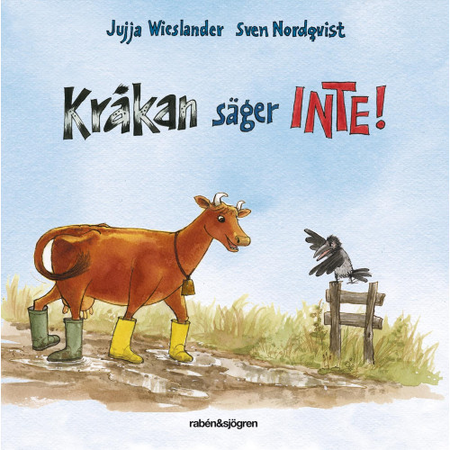 Jujja Wieslander Kråkan säger INTE! (bok, board book)