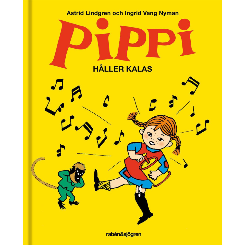 Produktbild för Pippi håller kalas (inbunden)