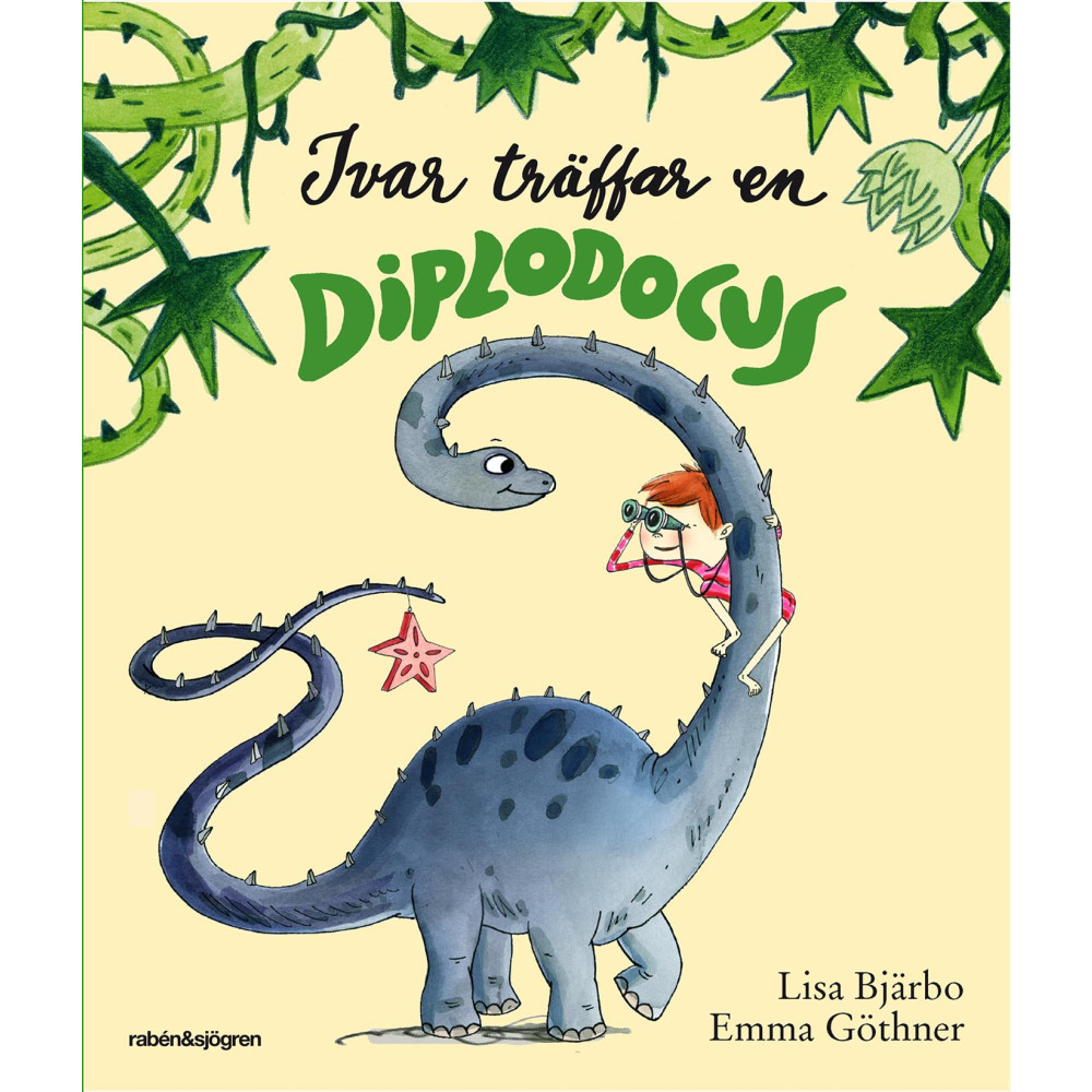 Produktbild för Ivar träffar en diplodocus (inbunden)