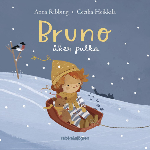 Anna Ribbing Bruno åker pulka (bok, board book)