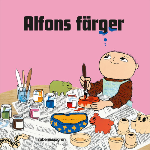 Rabén & Sjögren Alfons färger (bok, board book)