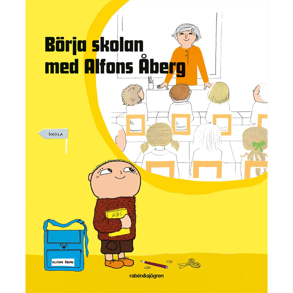 Produktbild för Börja skolan med Alfons Åberg (inbunden)