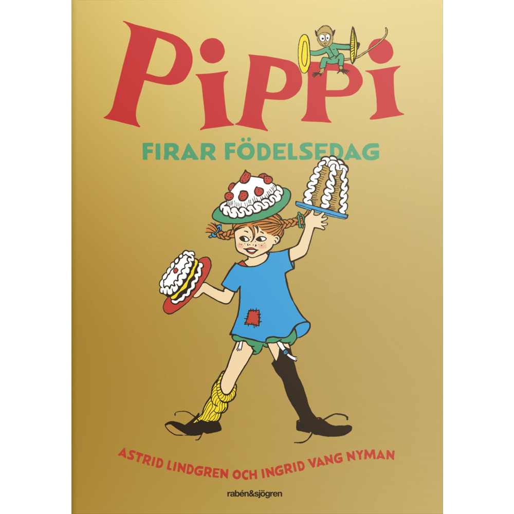 Produktbild för Pippi firar födelsedag (inbunden)