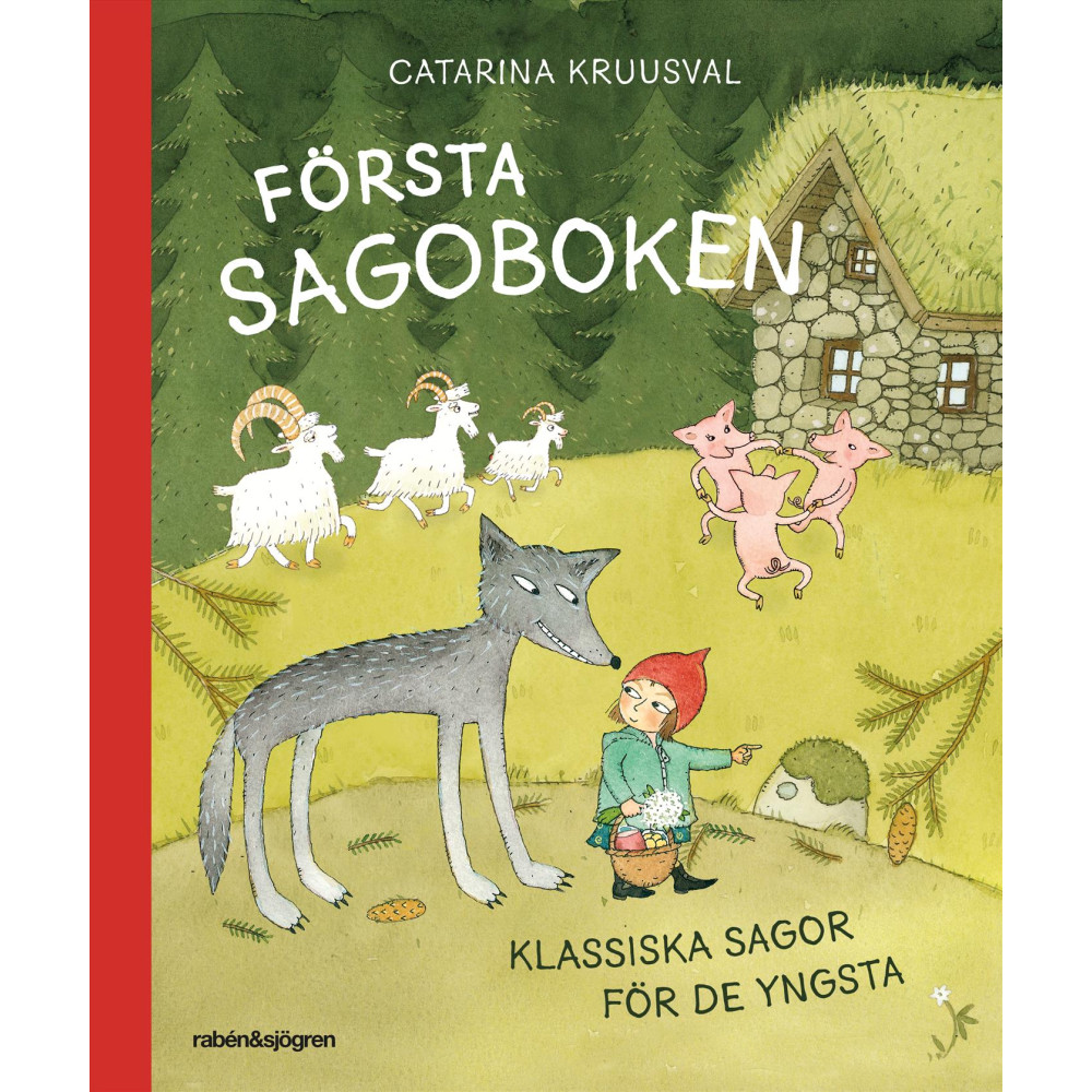 Produktbild för Första sagoboken : klassiska sagor för de yngsta (inbunden)