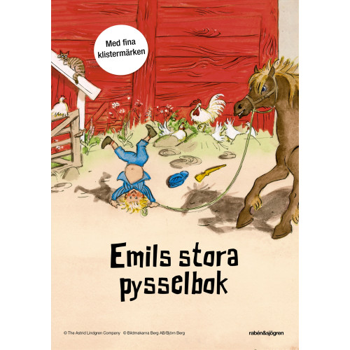 Astrid Lindgren Emils stora pysselbok : med klistermärken (häftad)