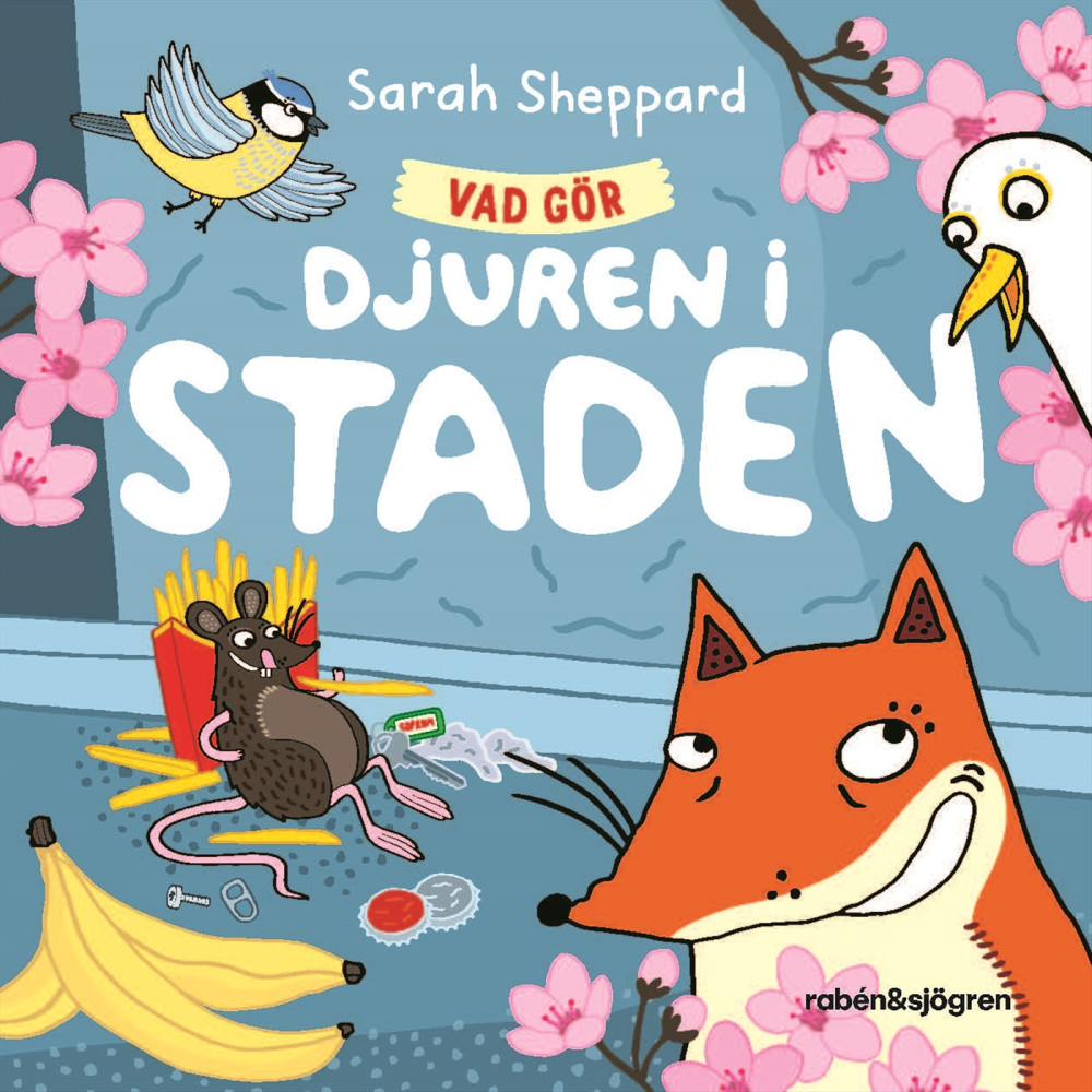 Produktbild för Vad gör djuren i staden? (bok, board book)