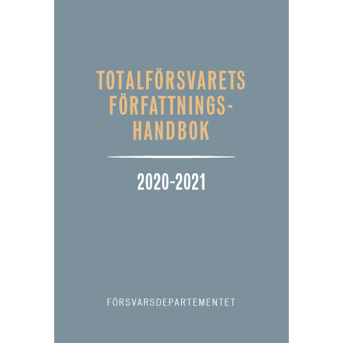 Norstedts Juridik Totalförsvarets författningshandbok 2020/21 (häftad)