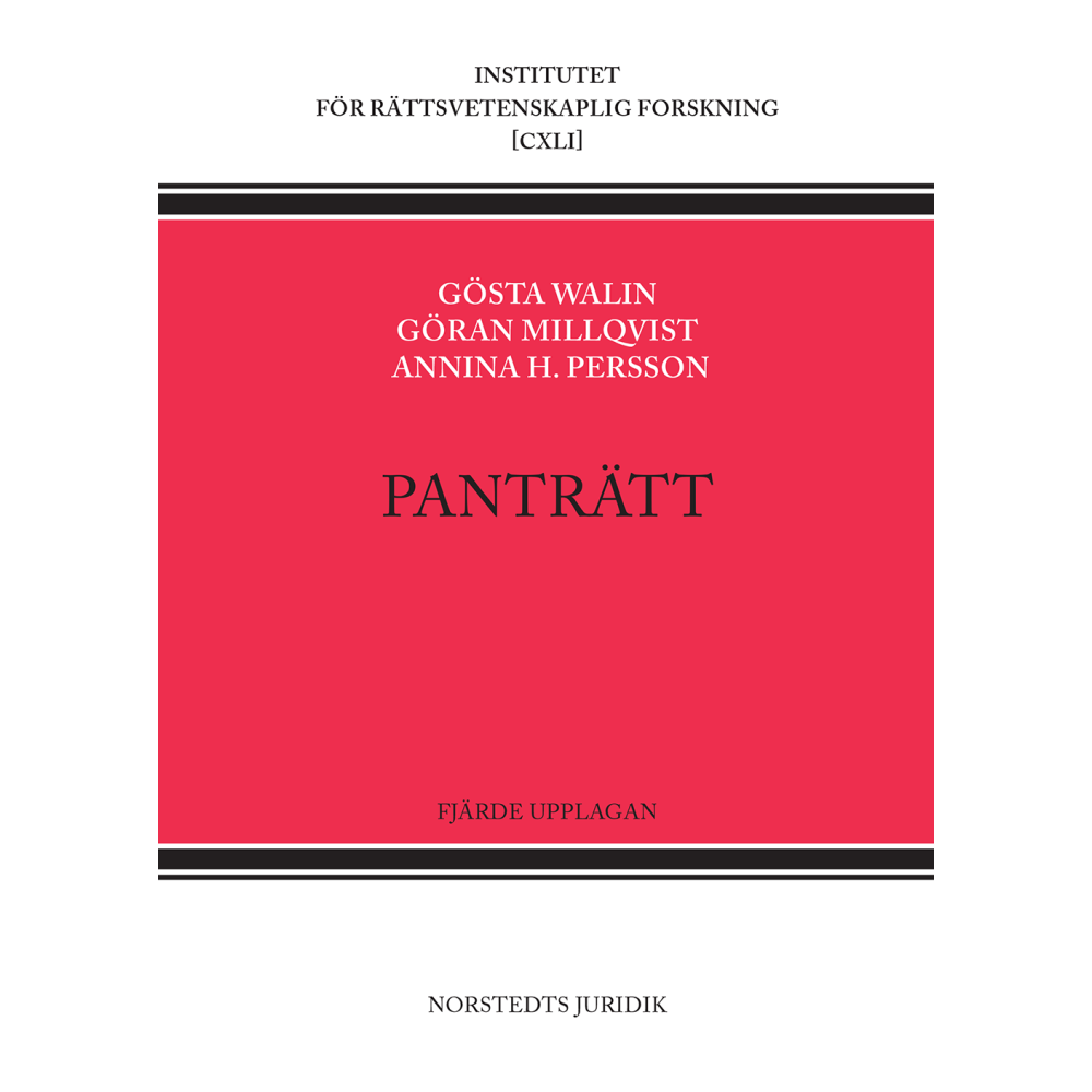 Produktbild för Panträtt (häftad)