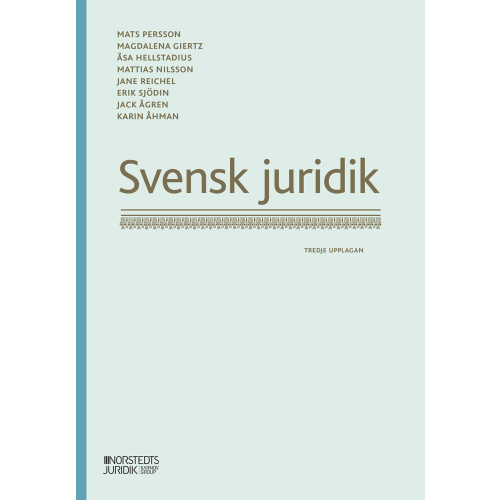 Mats Persson Svensk juridik (häftad)