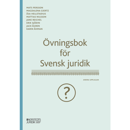 Mats Persson Övningsbok för Svensk juridik (häftad)