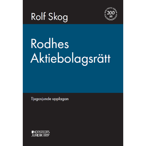 Knut Rodhe Rodhes aktiebolagsrätt (häftad)