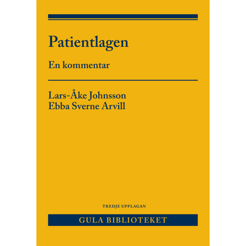 Lars-Åke Johnsson Patientlagen : en kommentar (häftad)