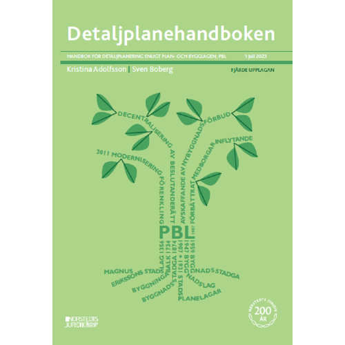 Sven Boberg Detaljplanehandboken : handbok för detaljplanering enligt plan- och bygglag (bok, spiral)