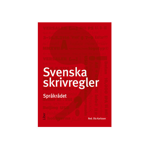 Liber Svenska skrivregler (häftad)