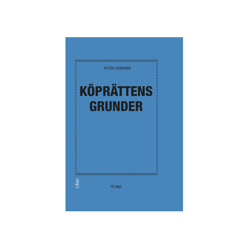 Peter Gerhard Köprättens grunder (häftad)