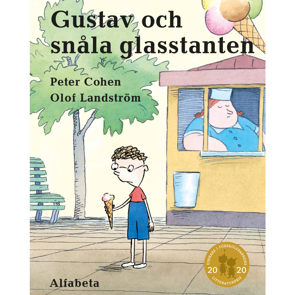 Produktbild för Gustav och den snåla glasstanten (inbunden)
