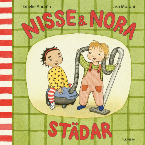 Emelie Andrén Nisse & Nora städar (bok, board book)