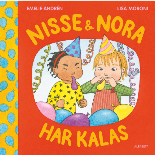 Emelie Andrén Nisse & Nora har kalas (bok, board book)