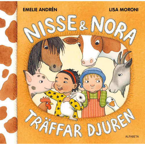 Emilie Andrén Nisse & Nora träffar djuren (bok, board book)