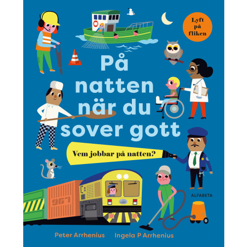 Peter Arrhenius På natten när du sover gott (bok, board book)