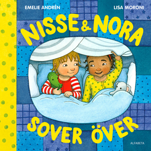 Emelie Andrén Nisse & Nora sover över (bok, board book)