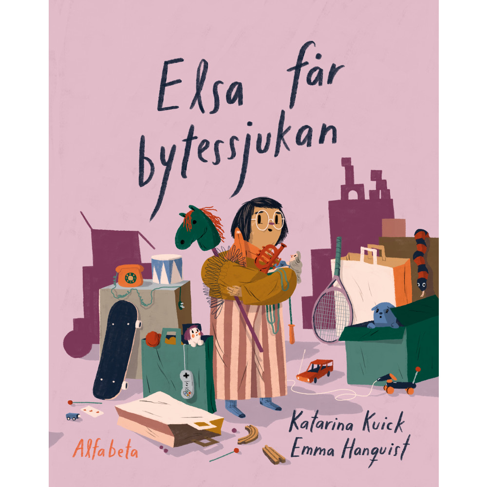 Produktbild för Elsa får bytessjukan (inbunden)