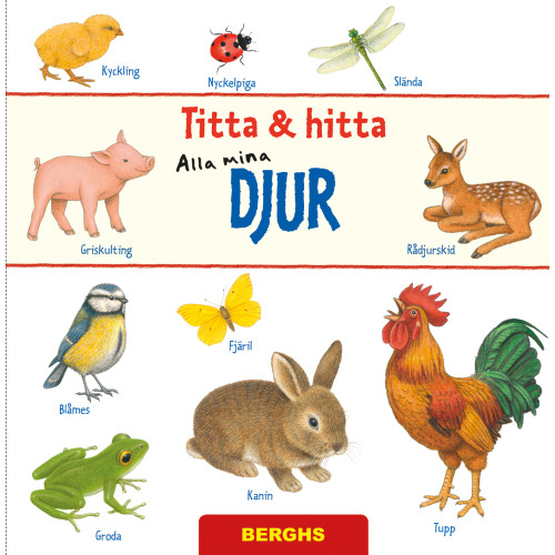 Berghs Alla mina djur (bok, board book)