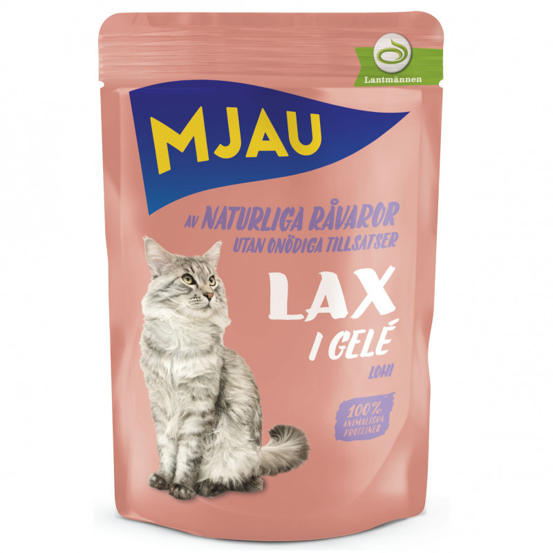Produktbild för Mjau Lax i gelé