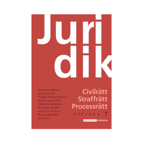 Konrad Lundberg Juridik - civilrätt, straffrätt, processrätt, upplaga 7 (häftad)