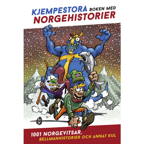 Bokförlaget Semic Kjempestora boken med Norgehistorier : 1001 Norgevitsar, Bellmanhistorier och annat kul (bok, kartonnage)