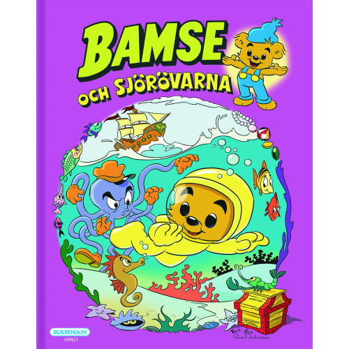 Rune Andreasson Bamse och sjörövarna (bok, kartonnage)