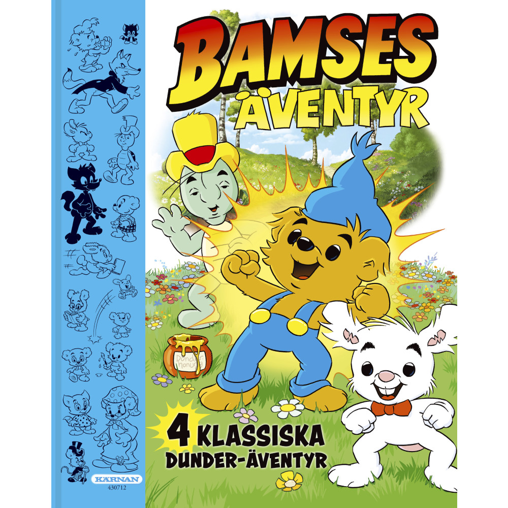 Produktbild för Bamses äventyr (bok, kartonnage)