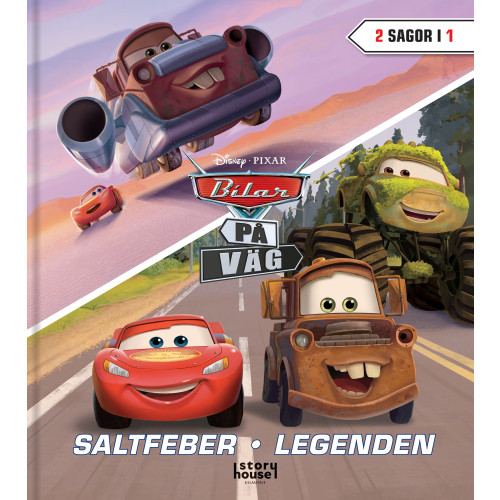 Disney Bilar på väg. Saltfeber och Legenden (bok, kartonnage)