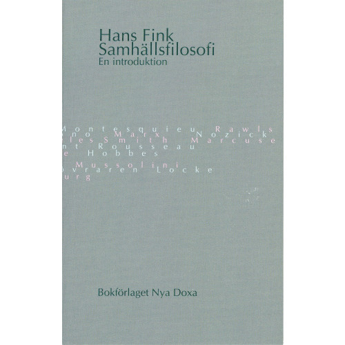 Hans Fink Samhällsfilosofi : en introduktion (häftad)