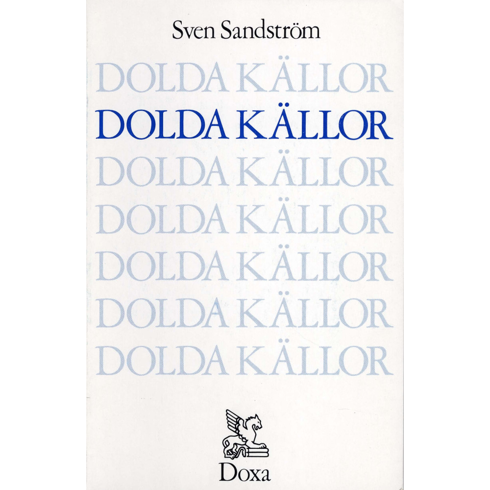Produktbild för Dolda källor (häftad)