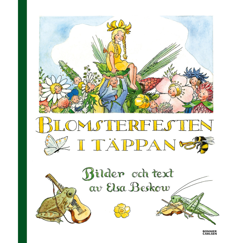 Produktbild för Blomsterfesten i täppan (bok, halvklotband)