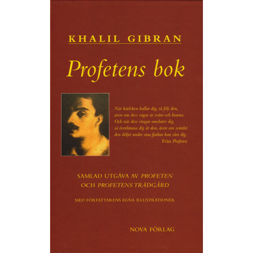 Khalil Gibran Profetens bok : samlad utgåva av Profeten och Profetens trädgård (häftad)
