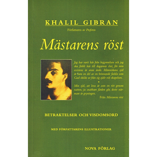 Khalil Gibran Mästarens röst : betraktelser och visdomsord (häftad)