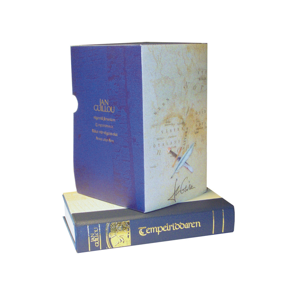 Produktbild för Vägen till Jerusalem ; Tempelriddaren ; Riket till vägens slut ; Arvet efter Arn (lyxkartong) (bok)