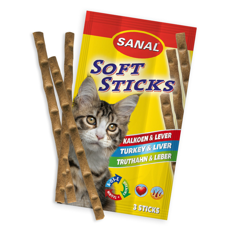 Produktbild för Soft Sticks kalkon 3st