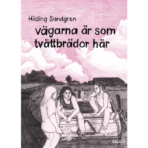 Hilding Sandgren Vägarna är som tvättbrädor här (bok, danskt band)