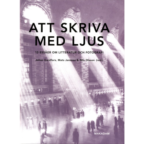 Johan Gardfors Att skriva med ljus. 13 essäer om litteratur och fotografi (bok, kartonnage)