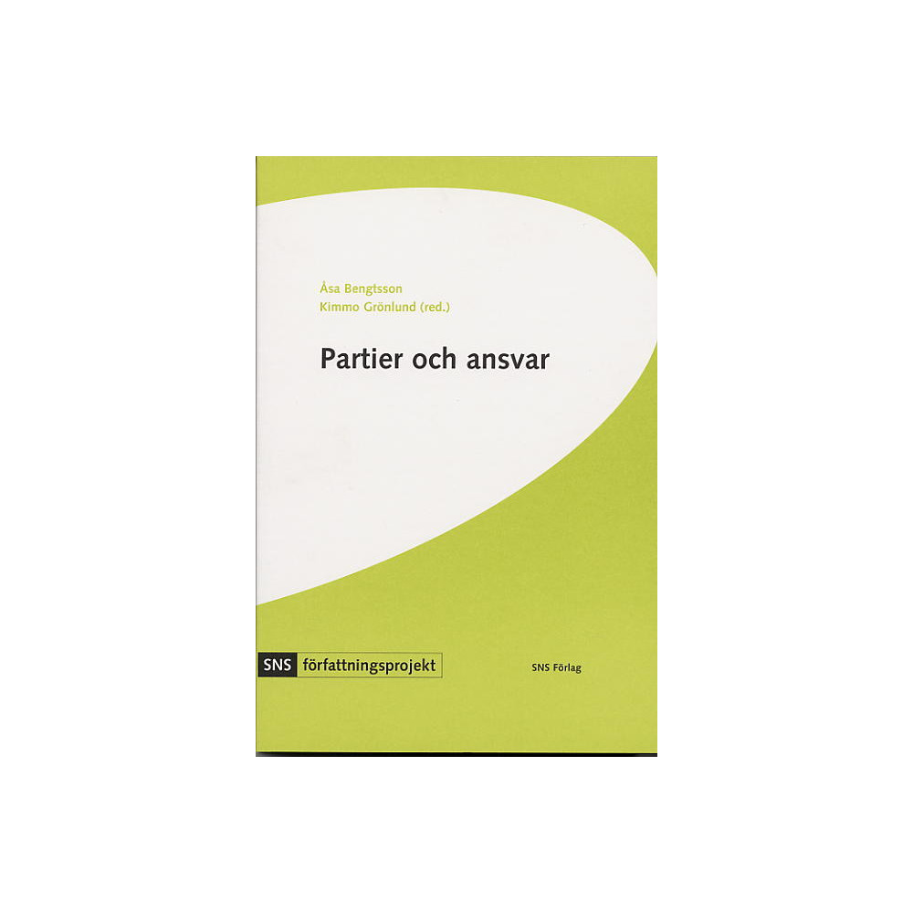 Produktbild för Partier och ansvar (häftad)