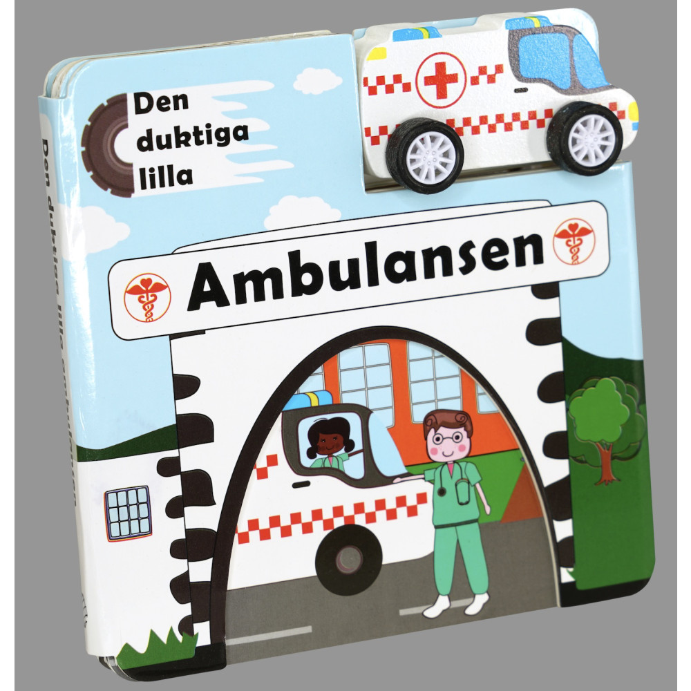 Produktbild för Den duktiga lilla ambulansen (bok, board book)