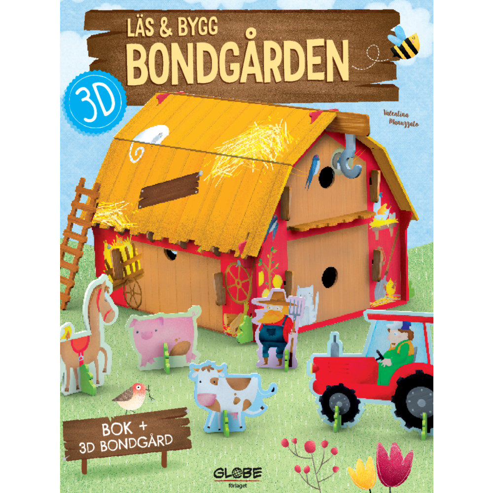 Produktbild för Läs & bygg Bondgården (bok, board book)
