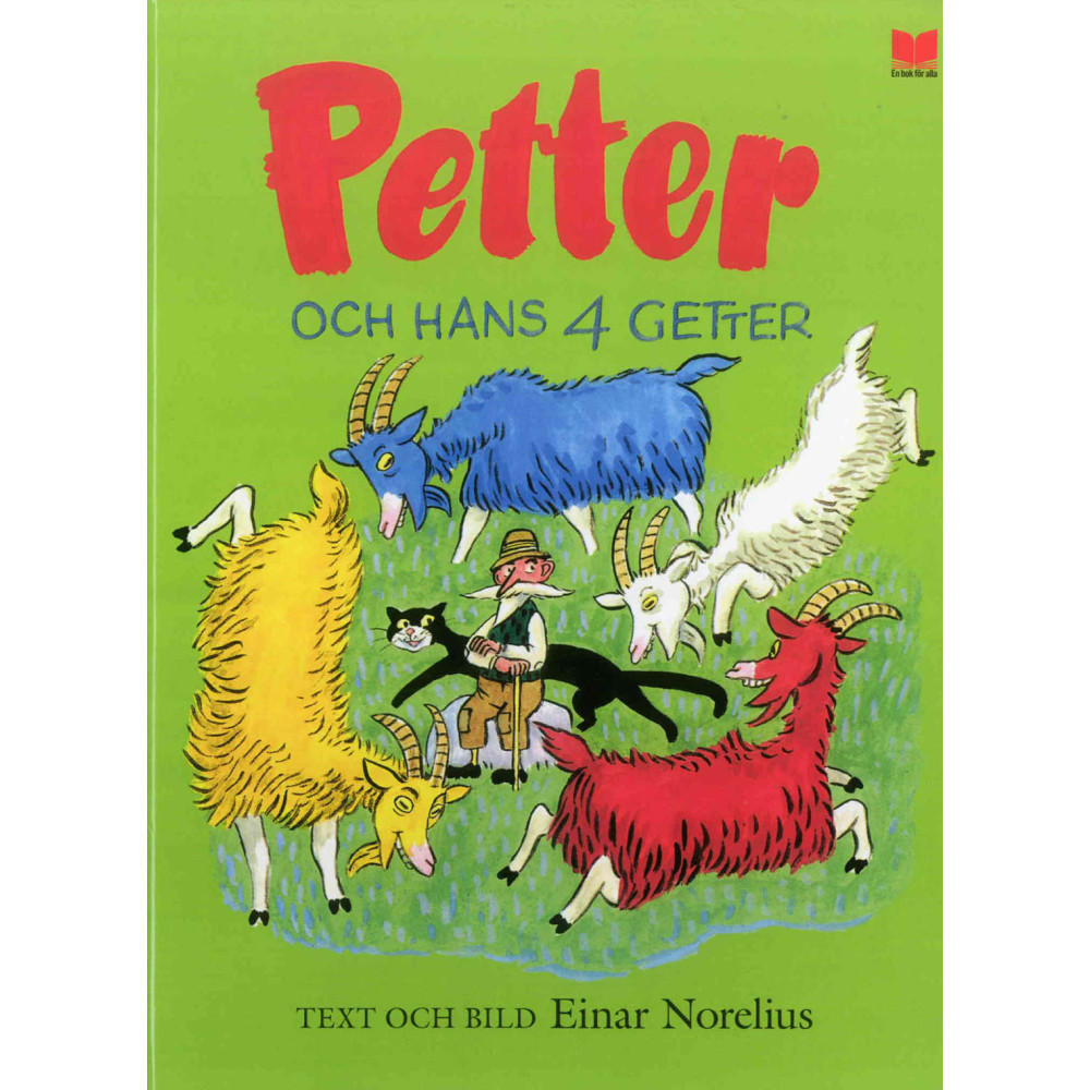 Produktbild för Petter och hans fyra getter (inbunden)